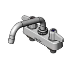 image of T&S Brass 5F-4CLX06 Equip Workboard Faucet, Deck Mount, 6" Swing Nozzle