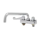image of T&S Brass 5F-4CWX12 Equip Workboard Faucet, 4" Oc Deck Mount, 12" Swing Nozzle