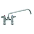 image of T&S Brass 5F-4DLX14 Equip Faucet, Deck Mount, 4", 14" Swivel Nozzle
