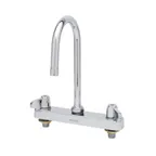 image of T&S Brass 5F-8CLX05 Equip Workboard Faucet, Swivel, 8", Deck Mount