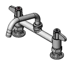 image of T&S Brass 5F-8DLS06 Equip Faucet, Swivel, 8", Deck Mount, 6" Nozzle