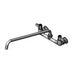 image of T&S Brass 5F-8WLX18 Equip Faucet, 8" Centers, Wall Mount, 18" Swivel Nozzle