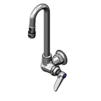image of T&S Brass B-0310-119X-WS Pantry Faucet, Single, Wall Mount, Single Hole Base