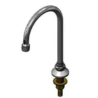 image of T&S Brass B-0520 Swivel Gooseneck Spout, 5-3/4" Spread, 10-5/8"H