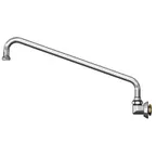 image of T&S Brass B-0526-2 Nozzle, Swivel, Wall Mount, 6" Swing Nozzle