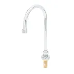 image of T&S Brass B-0546-133XLF15 Nozzle, Swivel, Deck Mount, 10-5/8" H, 5-3/4" Spread