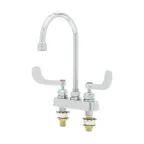 image of T&S Brass B-1141-XSCR4V05 Workboard Mixing Faucet, Deck Mount, 4" Centers