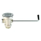 image of T&S Brass B-3950-XL Waste Drain Valve, 3-1/2" Sink Hole, Long Twist Handle