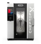 image of UNOX XADA-1011-EXRS Half Size 10 Pan Electric Combi Oven w/ Touchscreen, Right-to-Left Door, 208/240V