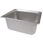 image of Vollrath 90262 Super Pan 3 1/2 GN Food Pan, 6" Deep, 9.4 Qt, 22‑Gauge Stainless Steel, Made in USA