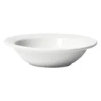 image of Winco BGB-13 Grapefruit Bowl, 13 oz, 6‑3/8" Dia x 1‑1/2" H, White Porcelain Rolled Edge - 1 Dozen