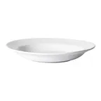 image of Winco BPB-26RE Birkhall Pasta Bowl, 26 oz (12" dia x 2" h) White Porcelain Rolled Edge - 1 Dozen