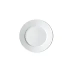image of Winco BPR-75RE Birkhall Round Porcelain Plate, 7-1/2\" Dia x 3/4\" H, White Rolled Edge - 1 Dozen