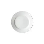 image of Winco BPR-825RE Birkhall Plate, 8-1/4" Dia x 3/4" H, Round Rolled Edge Porcelain White - 1 Dozen