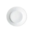 image of Winco BPR-975RE Birkhall Porcelain Plate, 9-3/4" Dia x 1" H, Round, Rolled Edge, White - 1 Dozen