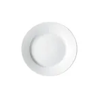 image of Winco BPR-9RE Birkhall Round Porcelain Plate, 9" Diameter x 1" Height, White Rolled Edge - 1 Dozen