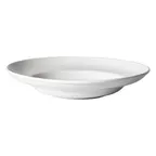 image of Winco MPB-22 Mediterranean Pasta Bowl, 22 oz (12" dia x 2.5" H), round white porcelain - 1 Dozen