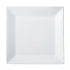 image of Winco RPS-1125 Royalsquare Square Porcelain Plate, 11-1/4" x 11-1/4" x 1" White - 1 Dozen