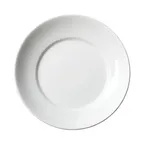 image of Winco SPR-105 Plate, 10.5" Dia x 1.875" H, Round White Porcelain, Wide Rim - 1 Dozen