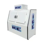 image of Howard-McCray ICB-2-S 76" Outdoor Ice Merchandiser w/ Solid Door, Auto Defrost, 60 cu. ft.