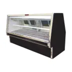 image of Howard-McCray R-CMS34E-12-BE-LED 149" Double Duty Flat Refrigerated Meat Display Case, Remote