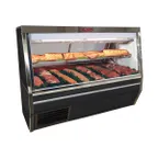 image of Howard-McCray R-CMS34N-12-BE-LED 144" Double Duty Flat Refrigerated Meat Display Case, Remote