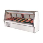 image of Howard-McCray SC-CMS34E-8-LED 101" Double Duty Flat Refrigerated Meat Display Case