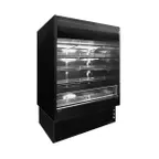 image of Howard-McCray SC-OD35E-48-B-LED 48'' Vertical Dairy Open Merchandiser in Black, Self-Contained