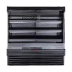 image of Howard-McCray SC-OP35E-4S-B-LED 51" Refrigerated Produce Display Case, Black