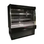 image of Howard-McCray SC-OP35E-6L-B-LED 75" Refrigerated Produce Display Case, Black