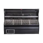 image of Howard-McCray SC-P32E-6S-B-LED 74" Refrigerated Produce Display Case, Black