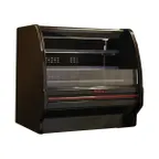 image of Howard-McCray R-OD40E-3L-B-C-LED 39" Horizantal Dairy Curved End Open Merchandiser in Black