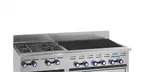 image of Imperial IR-4-RB36-C 60" Gas Restaurant Range w/ (4) Open Burners, (1) 36" Radiant Broiler, (1) Standard Oven, (1) Convection Oven, 283.000 BTU