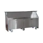 image of Lakeside 173673 Portable Bar, 95 1/8"L X 46"H X 26"D