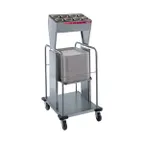 image of Dinex DXPIDTS1S1622 Mobile Tray & Silverware Dispenser with 8-Cylinder