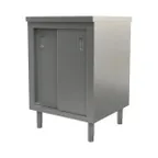 image of Tarrison TC-C2424HD Stainless Steel Utility Storage Cabinet w/ Base with (1) Hinged Door - 24"W x 24"D
