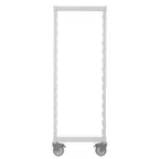 image of Cambro CPMPK2175480 Camshelving Premium Series Mobile Post Kit, 21W x 75.25H, Speckled Gray, Plastic Finish