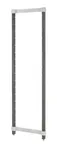 image of Cambro EXPK1884480 Camshelving Elements XTRA Post Kit, 18.5W, 84.75H, Stationary, Speckled Gray, NSF