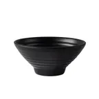 image of CAC China XCTN-B105 7.5oz Matte Black Round China Bowl, 4-3/4" Dia, 2-1/8" H - Dozen
