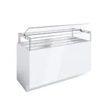 image of Ciam USA CIAM FLAT F82G1RV100I - 39-3/8" x 31-1/2" x 47-1/4" Stainless Bakery Display Case, 3000K LED