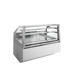image of Ciam USA CIAM ICE QUEEN ICQBL2PV165I – 64"×45½"×53⅛" Bakery Display, Stainless/Laminate, 2 Shelves