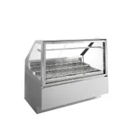 image of Ciam USA CIAM ICE QUEEN ICQBL3GEL18I 64" Gelato/Ice Cream Dipping Cabinet w/ Sneeze Guard