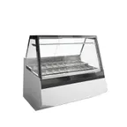 image of Ciam USA CIAM MYA MYA3H15GEL24I 84" Gelato/Ice Cream Dipping Cabinet w/ Curved Sneeze Guard