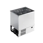 image of Ciam USA CIAM POZZETTI SBPRSGCL6+6I 55" Gelato/Ice Cream Dipping Cabinet w/ Sneeze Guard