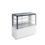 image of Ciam USA CIAM TORTUGA TRT2P6PV200I - 78"L X 25"D X 47"H Case Black Glass 2 Shelves 39°-42°F 120VCE