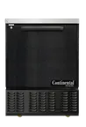 image of Continental Refrigerator UC24N-B 24" 1-Door Undercounter Refrigerator, Black, 4.8 cu. ft., Front Breathing