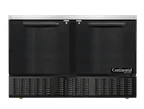 image of Continental Refrigerator UC48SN-B 48" 2-Door Undercounter Fridge, Black, Front Breathing, 8.6 cu. ft.