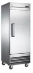 image of Drago America DR23R 29" 1-Solid Door Reach-In Refrigerator, 23 cu. ft., Bottom Mounted