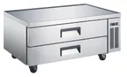 image of Drago America DRCB60 60" 2 Drawers Refrigerated Chef Base, 12 cu. ft., Heavy-Duty, 1/3 HP, R290