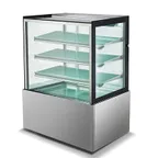 image of Drago America DRCD36-3 13 cu ft Display, 35"W×28.8"D×55"H, Steel 2 Doors, 6 Shelves, 32‑43°F, 1/5 HP
